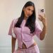 Women's round Neck Knitted Cardigan Top Three Quarter Sleeve Button down Fashionable Elegant European American Style Autumn New Arrival_ecoleips.com