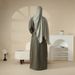 2025 New Spring Summer Long Women Muslim Clothing Fashion Elegant Cover Up Dress Two Piece Set_ecoleips.com