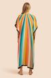 K European And American Positioning: Printed Vacation Beach Skirt, Loose Seaside Long Skirt, Bikini Sun Protection Shirt_ecoleips.com