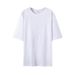 Summer New Style White Short Sleeve T-Shirt For Women Loose Fit Versatile Slimming Cartoon Print Youthful Top_ecoleips.com