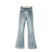 Women's Clothing Women's High-Waisted Slim Fit Denim Jeans Style Hot Stamped Rhinestone Trendy Autumn Heavy Duty Flared Pants_ecoleips.com