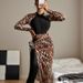 Long-Sleeve Swimwear For Women – Conservative One-Piece With Leopard Print (UPF 50+ Sun Protection, Quick-Dry Fabric, S-XL)_ecoleips.com