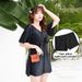 Women's Two Piece Swimsuit plus Size Slimming Conceals Belly Conservative Suitable for Hot Springs And Vacations_ecoleips.com