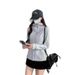 Early Winter Velvet Black Slim-fit Soft Shell Jacket Cycling Suit Women's 2026 New Waist Autumn And Winter Wear_ecoleips.com