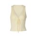 European American Women's Slim Fit Tank Top Deep V Lace Trim Fashionable Sexy Hot Girl Spring Summer New Arrivals Polyester_ecoleips.com