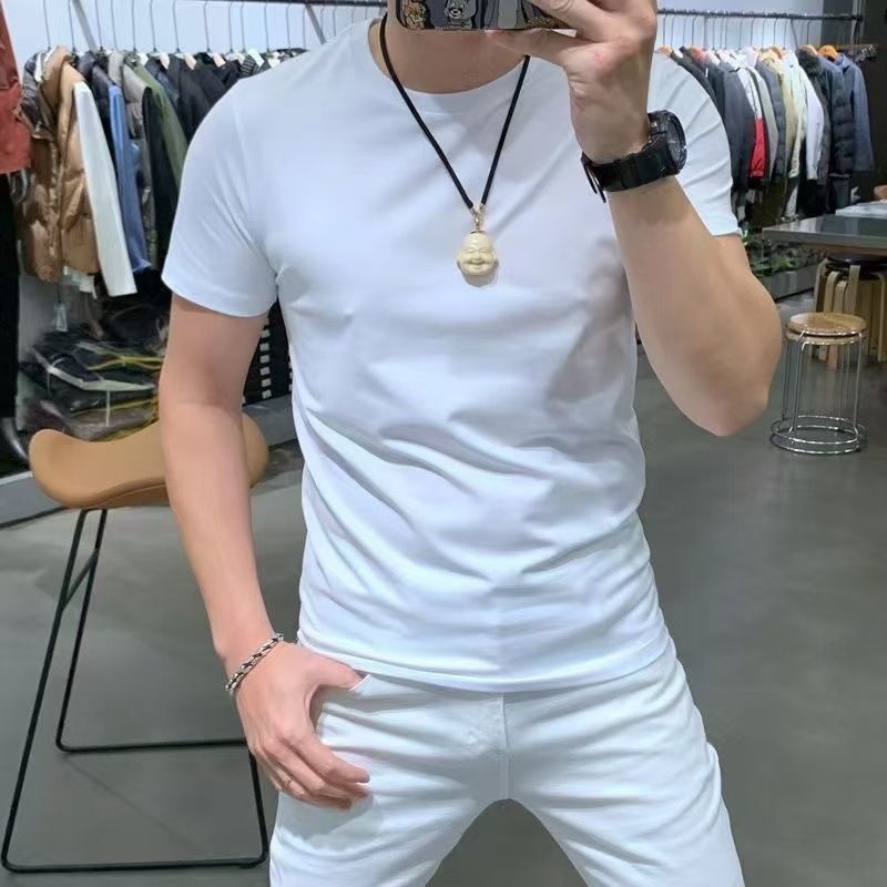 Women's Clothing National Trend Printing Loose Versatile Round Neck Cotton Short Sleeved T Shirt Trendy Design_ecoleips.com