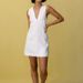 European And American Style Sexy V-neck Cotton-linen Sleeveless For Women, Summer Cross-border Straight Dress, Slim-fit_ecoleips.com