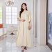 Women's Clothing Women's Muslim Dress Bottoming Vest Skirt + Bat Sleeve Loose Cardigan Robe Suit_ecoleips.com