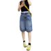 High Waisted Cropped Jeans Women's plus Size Stylish Design Loose Fit Slimming Straight Leg Wide Leg mid Length New Summer 2026 Style_ecoleips.com