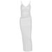 2025 Summer New European And American Style Mesh Beach Vacation Long Stretchy Bodycon Women's Sexy Strap Dress_ecoleips.com