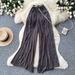 High-Waisted Wide-Leg Pants Korean Style Casual Women's Elastic Waistband Flattering Relaxed Fit For Commuting_ecoleips.com