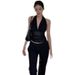 Women's Clothing Slim Fit V-Neck Mesh Camisole Korean Style Short Top Fashionable Alluring Versatile Spring/Summer Tank Vest_ecoleips.com
