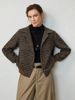 Women's Plaid Jacket Autumn Trendy Retro Loose Casual Coat Polyester Leather Elegant Fashion Daily Wear_ecoleips.com