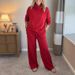 Autumn Winter Women's Two Piece Set High Neck Solid Color Sweatshirt Casual Elegant Commuter Outfit Style_ecoleips.com