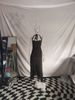 Women's Sexy Halter Evening Dress New Backless High Slit Fashionable Gown_ecoleips.com