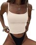 Women's Clothing Y2K Women's Short Camisole Sexy Hot Girl Style Summer Clothing Tight Fit For Formal & Casual For Women_ecoleips.com