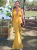 Mozision Deep V Neck Backless Sexy Maxi Dress Women Summer Elegant Halter Off-shoulder Sleeveless See Through Beach Club Dress_ecoleips.com
