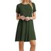 Women's Short Sleeved Dress Cross-Border E-commerce Popular Wish European American Style Hot Sale_ecoleips.com