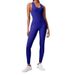 Women's Backless Sports Yoga Bodysuit Tight Fitting Waist Cinching Fitness_ecoleips.com