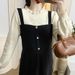 Real Shot In Stock New Large Size Spring And Autumn Two-Piece Color-Block Slimming Gentle Style Dress_ecoleips.com