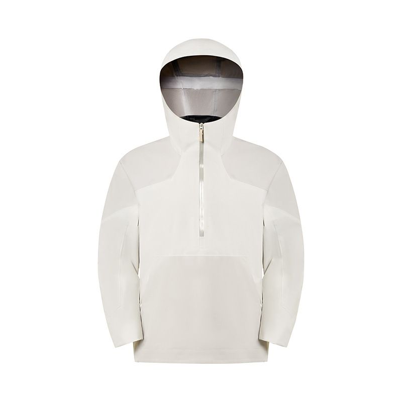 Unisex Waterproof, Windproof, Oil Resistant Color Blocked Mountaineering Jacket, Abrasion Resistant, Heat Sealed Hooded Windbreaker._ecoleips.com