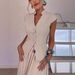 Fashionable Elegant Women's Two Piece Set Chiffon Dress And Vest Top_ecoleips.com