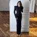 Women's Clothing Women's Elegant Long Sleeve Dress Style Solid Color Lapel Slim Fit Zipper Waist Tie Autumn_ecoleips.com