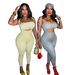 Women's Sexy Polka Dot Print Strapless Three Piece Set Tight Bodycon Suspender Pants European And American Style_ecoleips.com