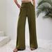 European And American Women's Fashion 2025 Spring Summer New Versatile Solid Color Floor-Length_ecoleips.com