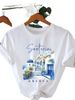 European And American Cross-border Foreign Trade Women's Fashion Urban Round-neck Printed Short-sleeve T-shirt Top_ecoleips.com