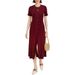 Elegant Round Neck Short Sleeved Knitted Dress High Quality New Summer Style French Socialite Women's Clothing_ecoleips.com