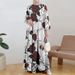 Women's Fashion Print Dress Autumn New Style Foreign Trade Clothing_ecoleips.com