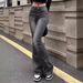 Women's Clothing Retro Flared Jeans Straight Loose Design Niche Casual Pants_ecoleips.com