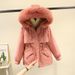 Women's Clothing Winter Short Puffer Coat With Faux Fur Trim Hood Fleece Lined, Oversize Plus Size Jacket For Cold Weather (Available In 7 Colors)_ecoleips.com