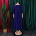 C8621 Foreign Trade Women's 2025 New Model Mid-Length Elegant Fashionable A-Line African Dress_ecoleips.com