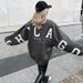 Oversized Graphic Print Sweatshirt For Women – Trendy Streetwear Pullover (XS-XL, Soft Grey & Beige)_ecoleips.com