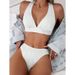 Women's Clothing Two Piece Swimsuit For Women Sexy Solid Color Bikini European American Style Halter Neck Design_ecoleips.com