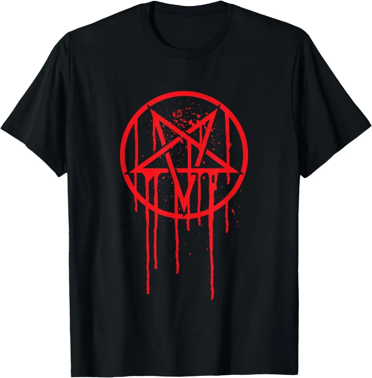 Women's T-Shirts Satanic Pentagram T-Shirt Satanic Pentagram T-Shirt_ecoleips.com