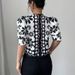 Aria Basics Aria Basics Cross-Border European And American Style Half-Sleeve Shirt 2025 Summer New French Pattern Lantern Sleeve_ecoleips.com