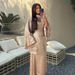 "Elegant Gold-Stamped Muslim Dress – Modest Pullover Robe With Semi-High Neck For Women"_ecoleips.com
