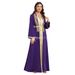 Middle Eastern Women's Muslim Beaded Lace Dress Two Piece Set Long Robe Skirt Abaya New Style Cross Border In Stock_ecoleips.com