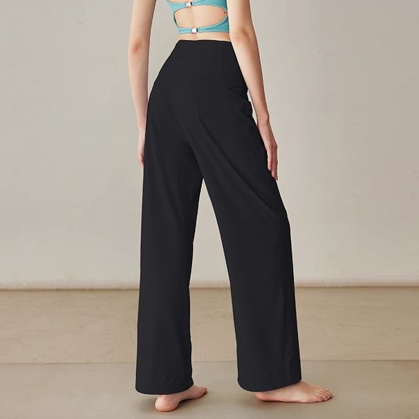 Women's Summer Cooling Yoga Pants Loose Straight Leg Flared Sports Trousers For Outdoor Training Running Fitness_ecoleips.com