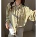 K Sunscreen Clothes, Women's Shirts, Light Luxury, High-end Feel, Long Sleeves, Thin Outer Wear, Solid Color Loose Jacket_ecoleips.com