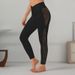 Women's Clothing Slim Lace Stitching Yoga Leggings High Waist Running Sports Fitness Clothes_ecoleips.com