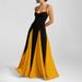 2026 Spring New Women's Clothing: Cross-Border European And American Dress, Elegant Bell-Sleeve Contrast Color_ecoleips.com