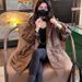 girl Girl Plus Size Women's Clohing High-End Mid-Lengh Jacke Elegan Rero Loose Trench Auumn Winer Quiled Hooded Coon_ecoleips.com