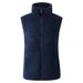 Aria Basics Double-sided Coral Vest Jacket For Women, Short-sleeved, Thickened, Warm Sweatshirt, Autumn And Winter Arctic Fleece Top_ecoleips.com