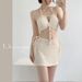 Women's High-End Lace-Up Swimsuit New Style Bikini Three Piece Set Skirt Style Two Piece Pure Sexy Conservative For Beach Or Hot Springs_ecoleips.com