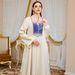 Elegant Floral Embroidered Long Robe for Women Fashionable Loose Dress Ethnic Style Cross-Border New Arrivals_ecoleips.com