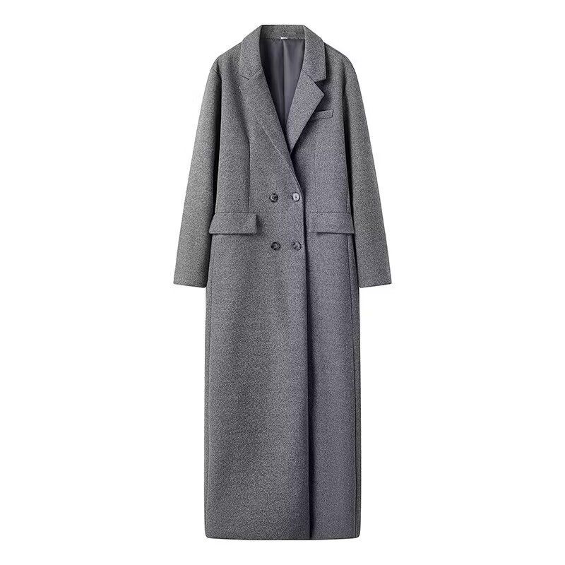 New Women's Clothing Fashion Temperament Long Woolen Coat Coat_ecoleips.com